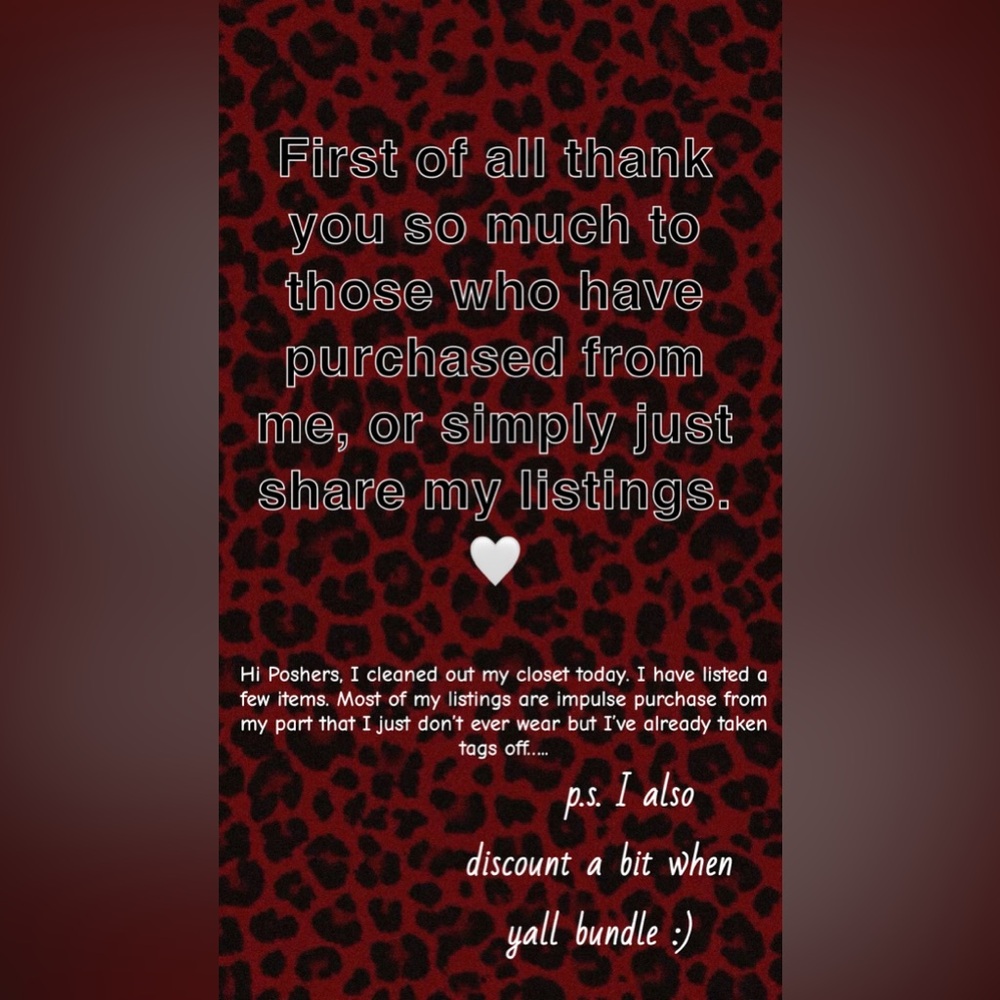 Just a thank you.